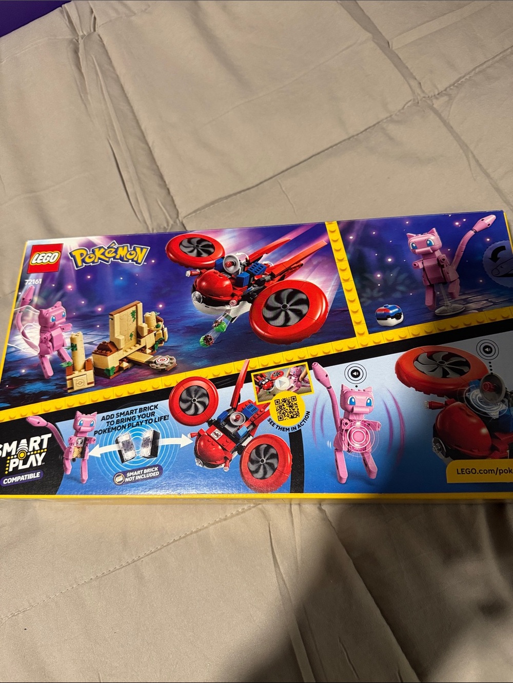 LEGO Red Propeller Bike with Pink Mew Pokémon Set
